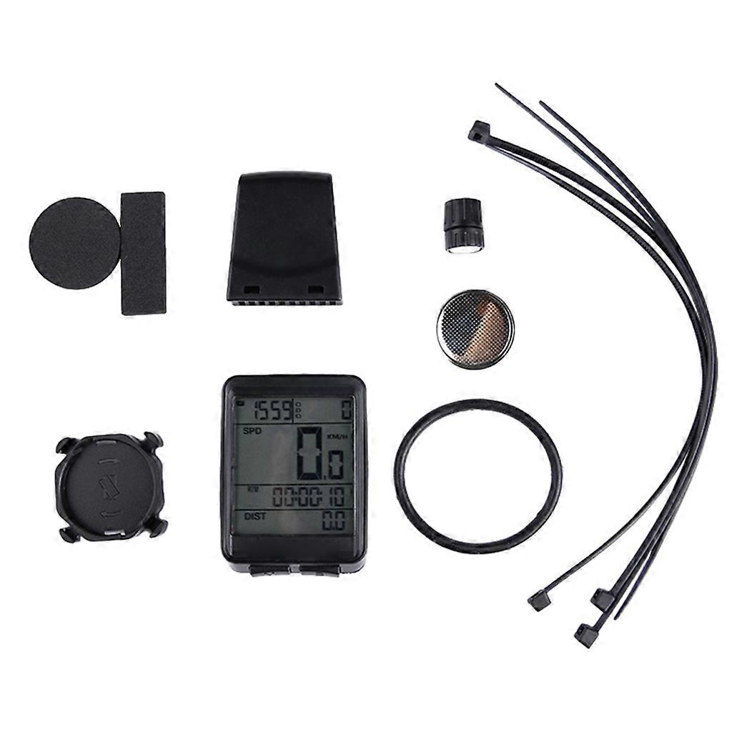 Multifunctional Bikes Computer Wireless Cycling Computer with Large LCD Display