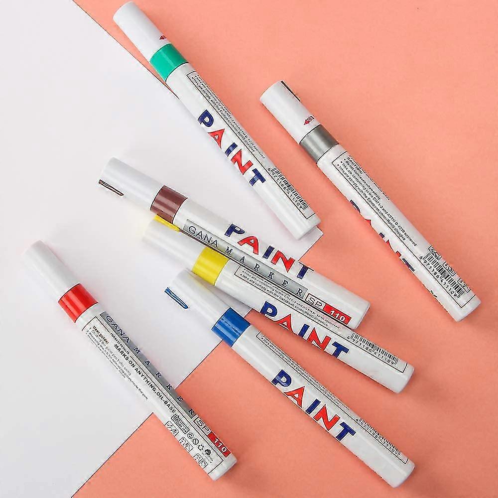 Paint Markers On Almost Anything Never Fade Quick Dry And Permanent, Art Bright And Vivid Assorted Oil-based Fine Tip Paint Pen Set, Strong Covering F