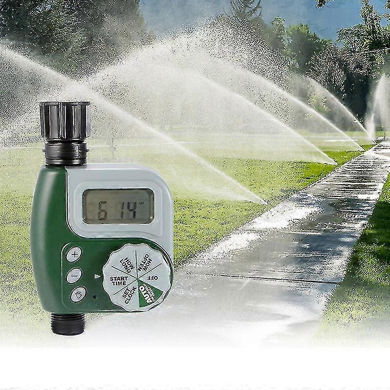 Watering Timer, Digital Hose Faucet Timer Outdoor Automatic Watering Sprinkler System Irrigation Controller With 1, Outlet For Garden Plants.