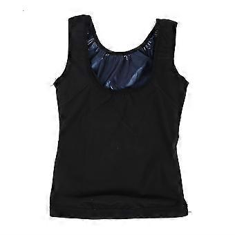 Women Sweat Vest Body Shaper Shirt Thermo Slimming Shapewear Vest For Femalel/xl