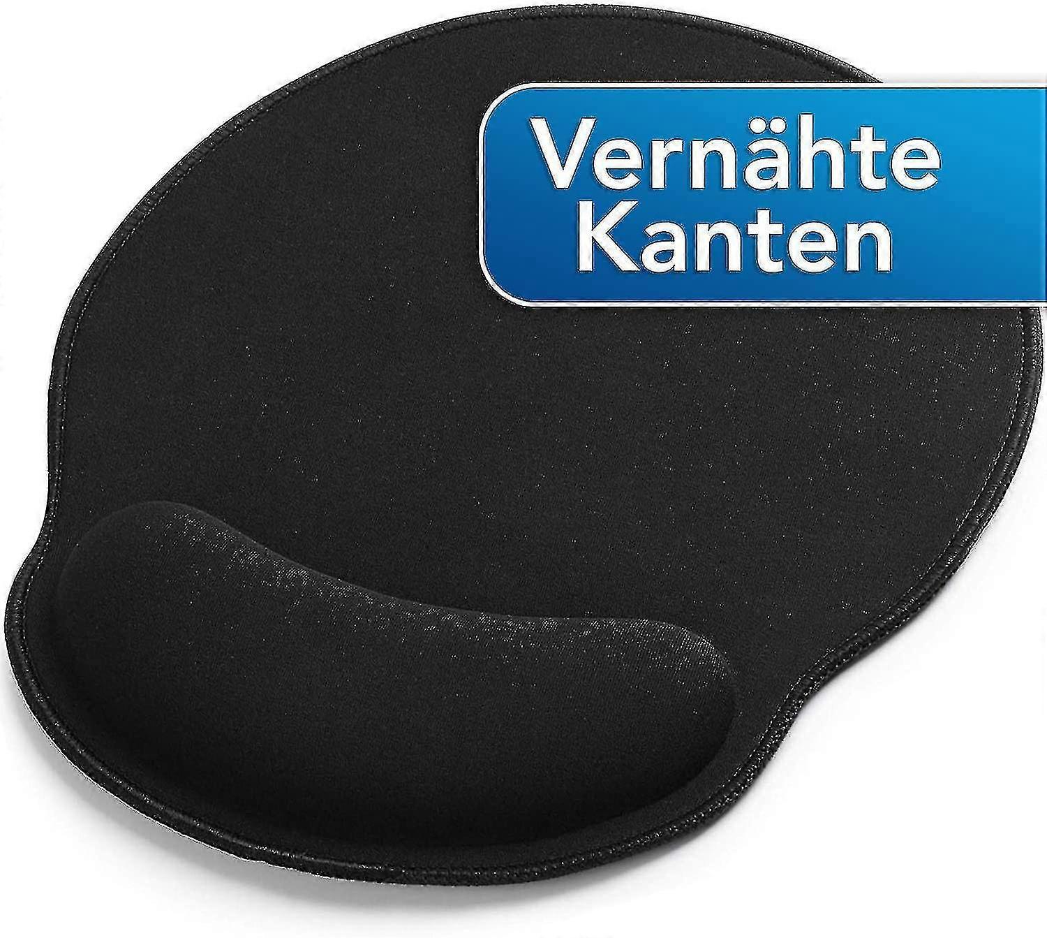 Mouse Pad With Gel Pad - 26x23cm - Ergonomic Mouse Pad With Stitched Edges
