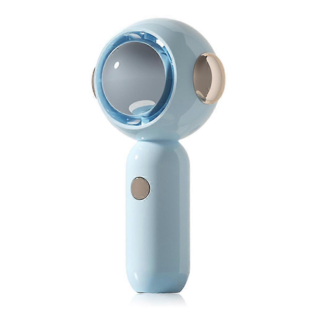 New Handheld Mini Fan - Usb Charging, Desktop Fan, Silent Operation,blue
