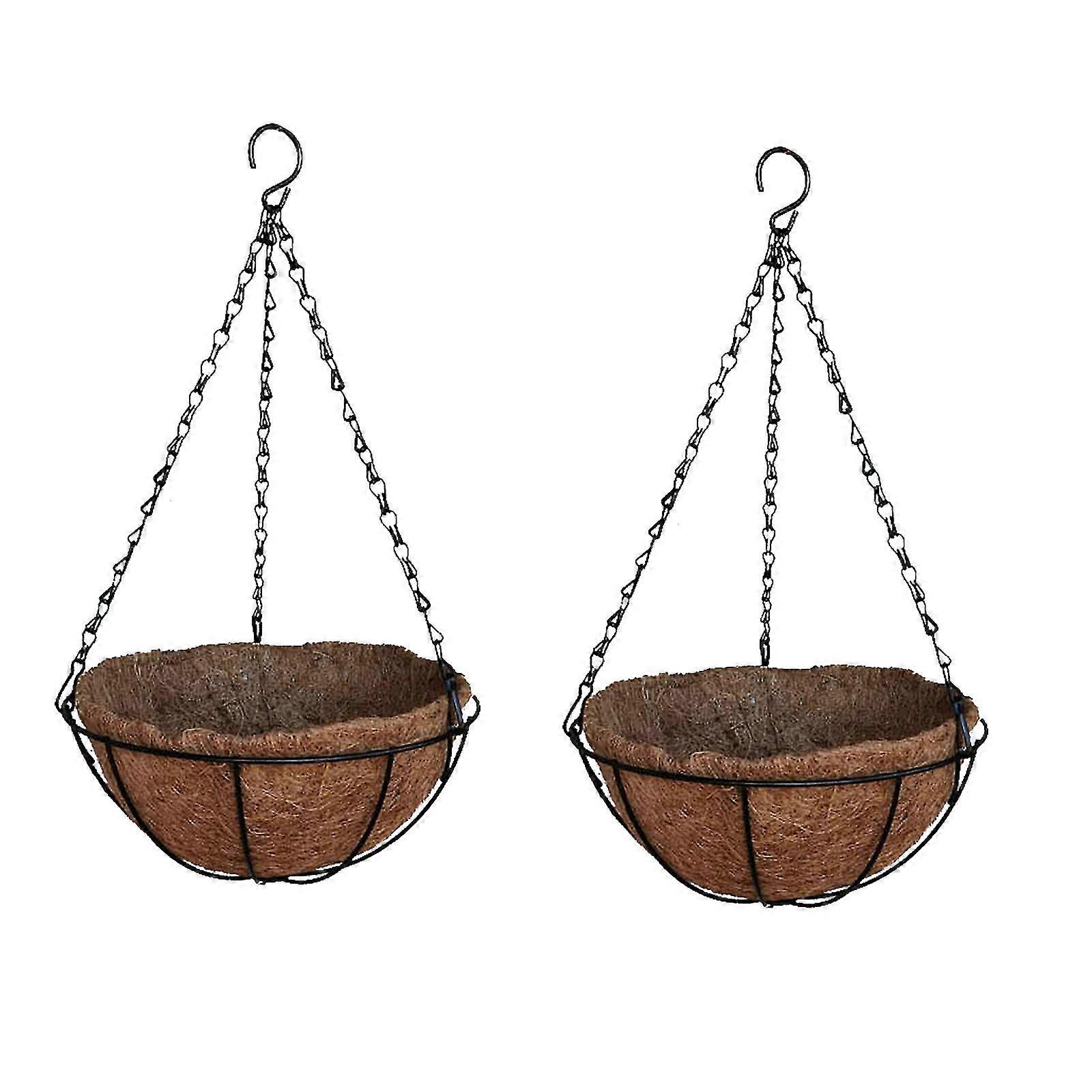 Hanging Basket Coconuts Fiber Planter Inserts Replacement Liner For Flower Pot