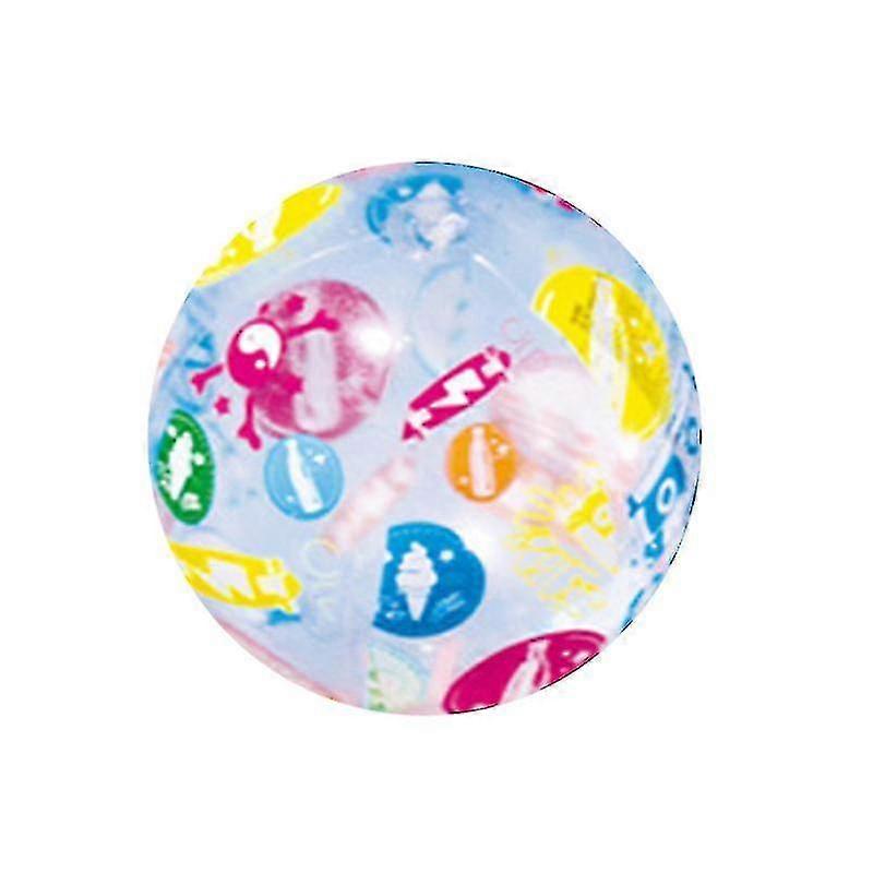 Fashion Sequin Inflatable Ball Summer Funny Water Fun Play Beach Ball Pool Ball Party Favor (random Pattern)