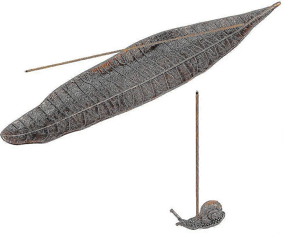 Leaf Shaped Incense Holder Snail Incense Holder