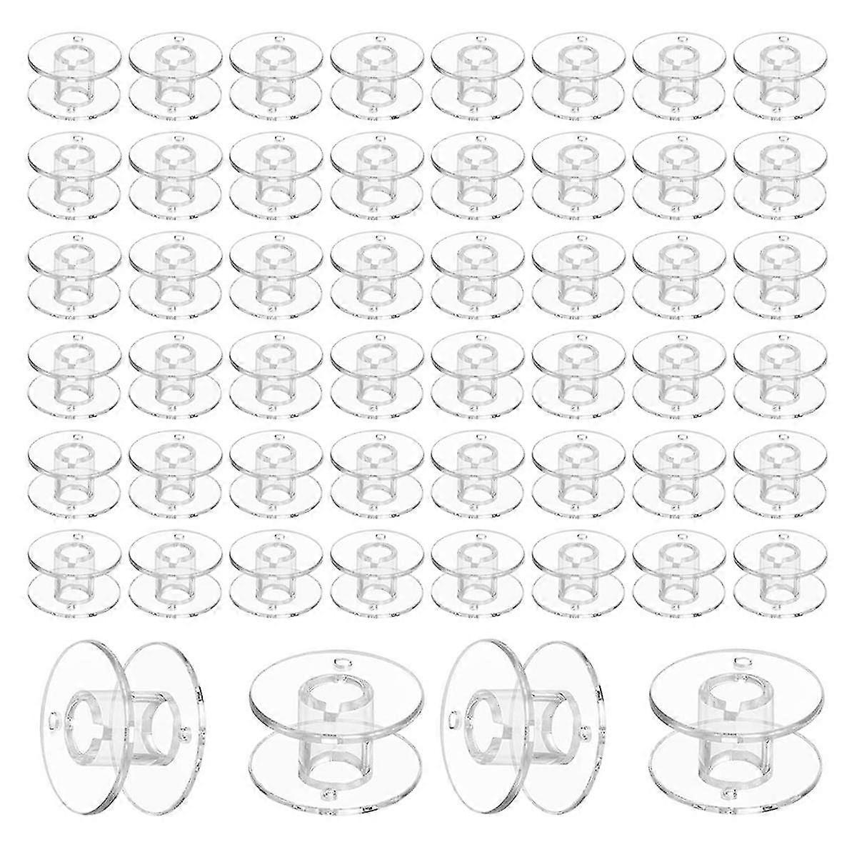 1000 قطعة ماكينة خياطة واضحة بكرات ، بكرات ماكينة خياطة فئة 15 خياطة بكرات بكرات بكرات ملحقات الخياطة