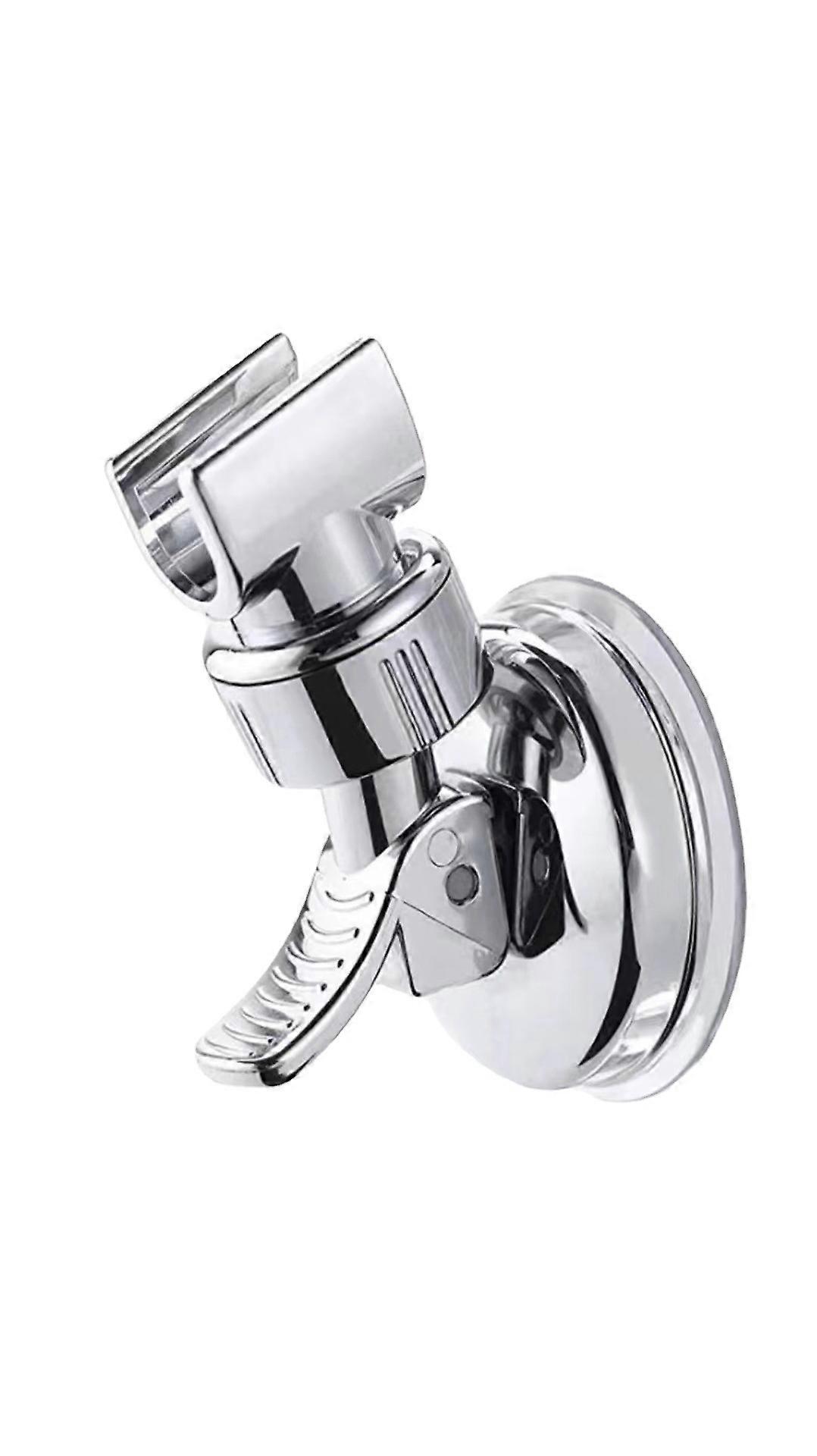Practical wall mount for shower head - easy to install silver