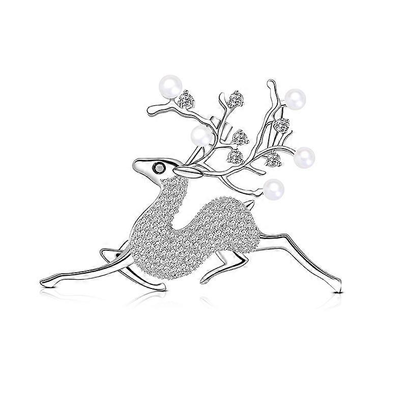 1pc Xmas Deer Brooch