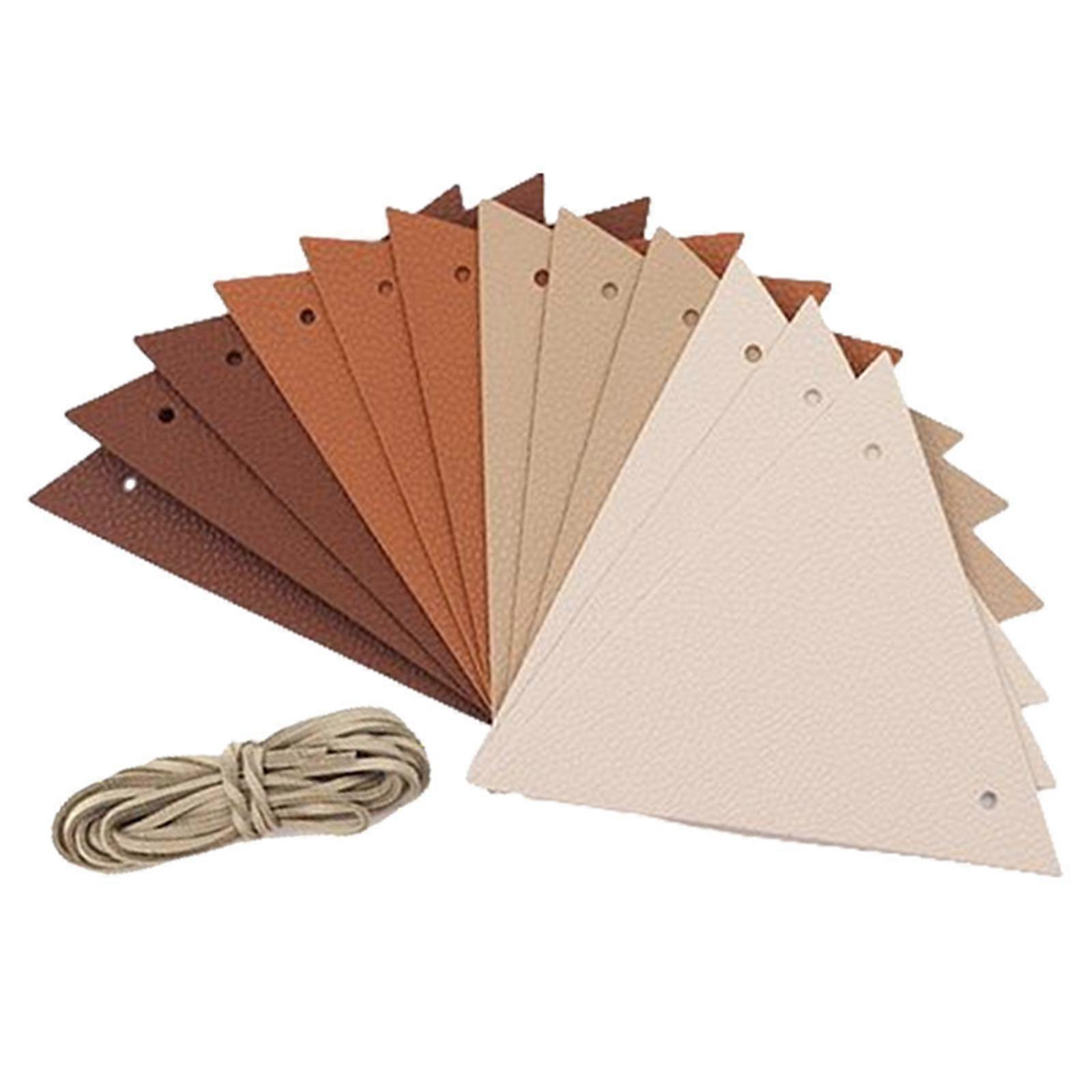 12Pcs Pennant Banner Triangle Flags DIYBunting for Indoor Party Anniversary Pink