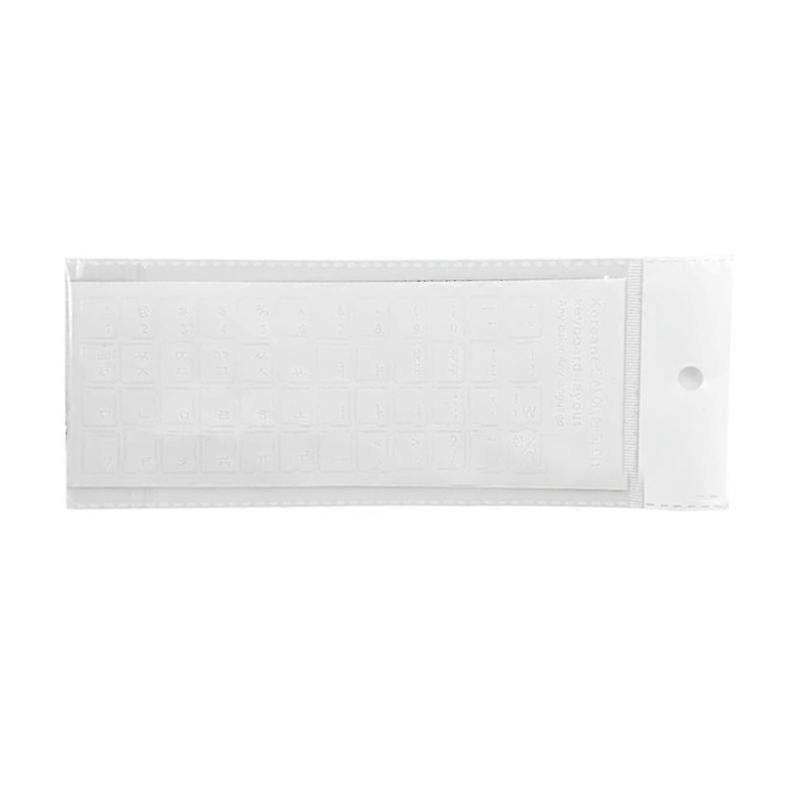 Autocolante de tastatură coreeană Matte PVC tastatură autocolant litere transparente pentru PC-ul