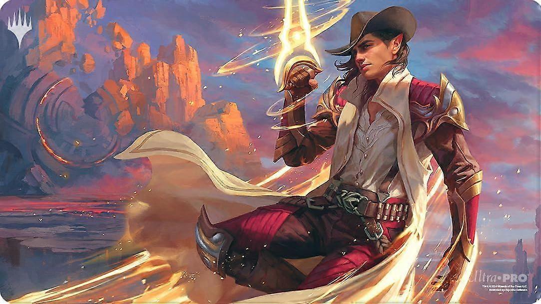MTG Outlaws of Thunder Junction Playmat Key Art 3