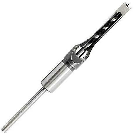 1x Chisel Bits Square Hole, HSS Mortise Cutter Carpentry Tool