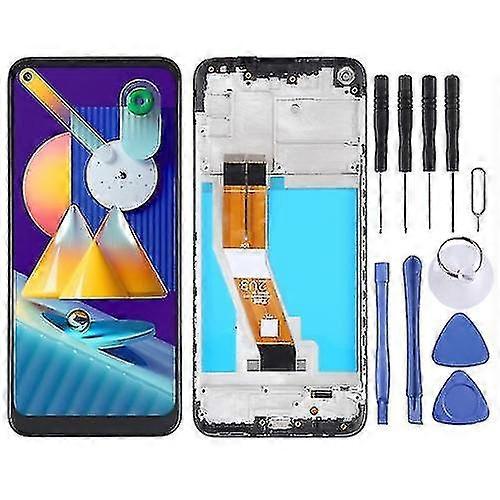 Samsung Galaxy M11 Sm-m115 Digitizer Complete Assembly With Frame Lcd Screen