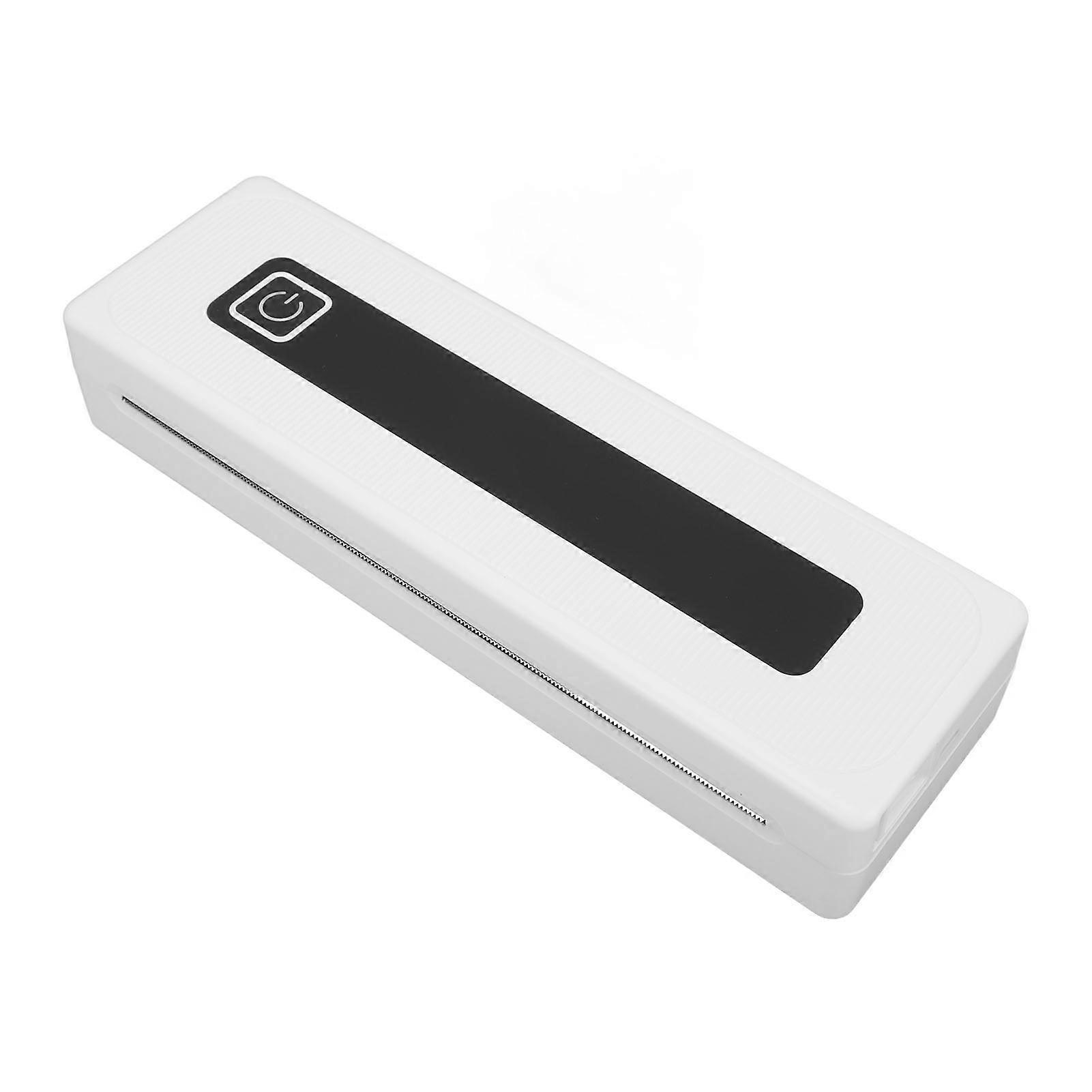 Portable Cordless Travel Printer BT A4 Thermal Printer Portable Inkless Printer with Paper Bin for Travel Home Office