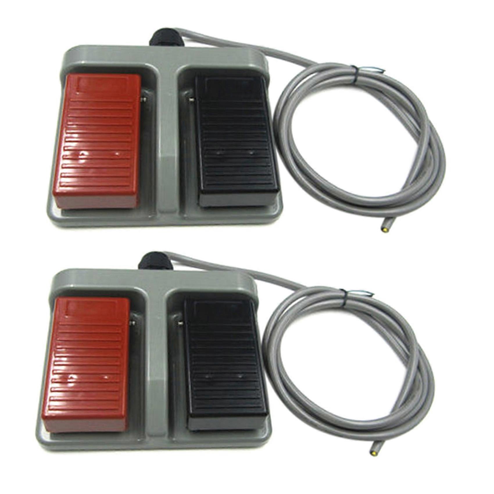 2X Instant Plastic Foot Switch Infinite Double Pedal Two-Way Dual-Use Tumble Switch