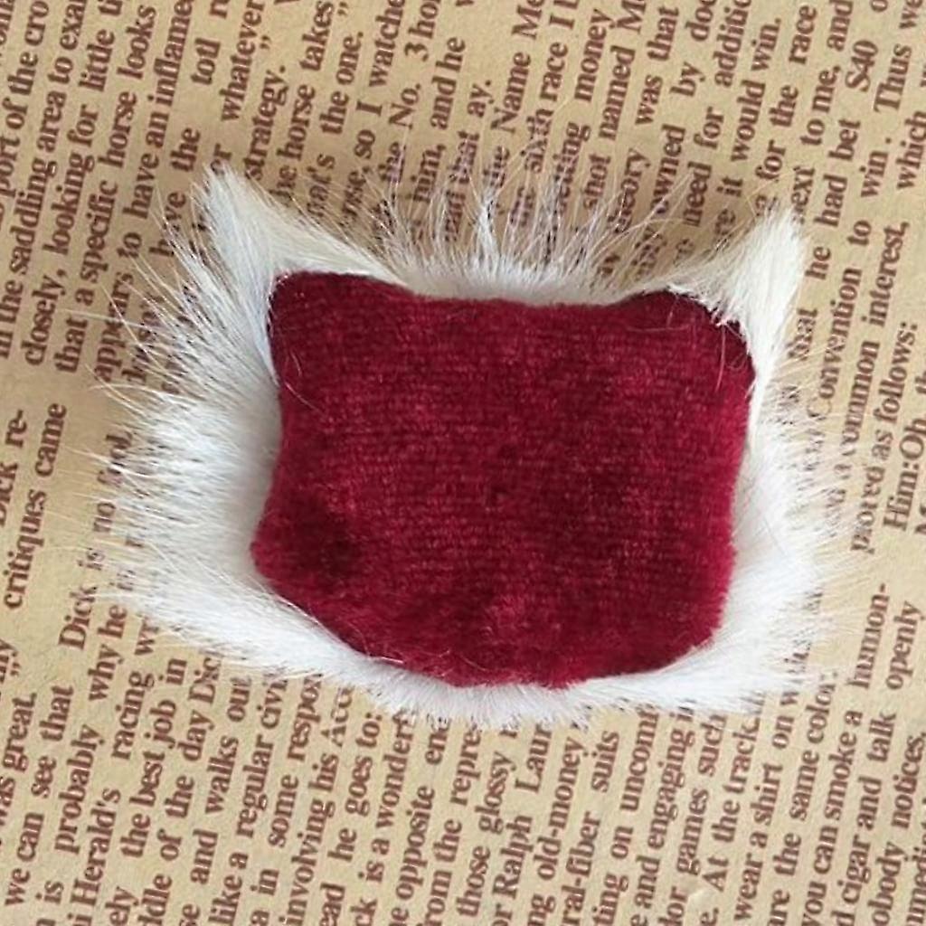 Simulation Cat Head Cute Animal Model Plastic White Cat Brooch DIY Accessory