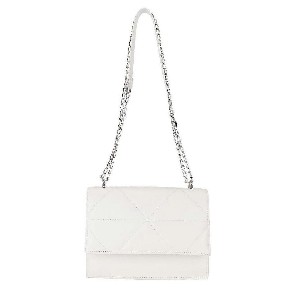 New Joker bag solid color chain small bag artificial leather shoulder bag