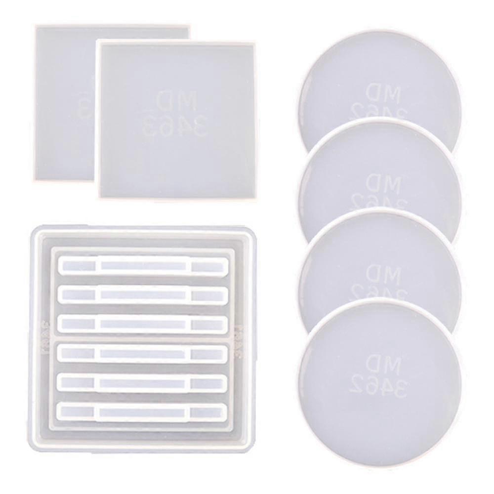 Resin Coaster Mold With Holder - High-quality Casting Mold For Coasters