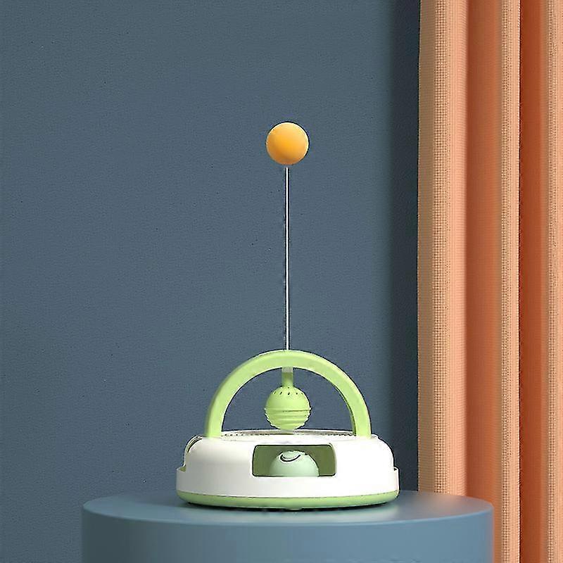 Removable Cat Toys Interactive Bell Ball Catnip Funny Cat Stick Swing Pingpong Feather Cat Turntable Pet High Play Pet Supplies