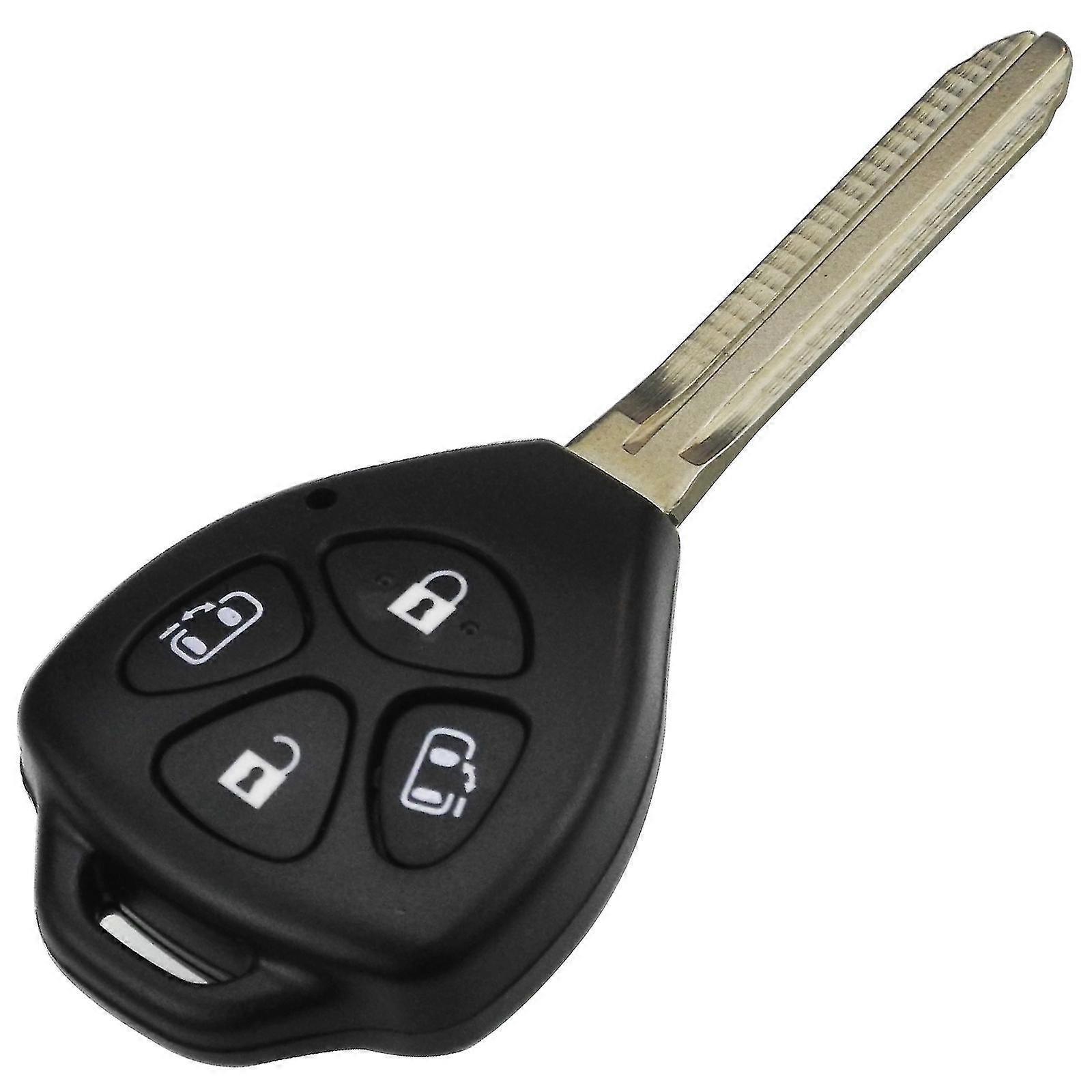 Remote Blank Key Shell Fit For Toyota Corolla Alphard Camry Toy43 3/4 Buttons Fob Case