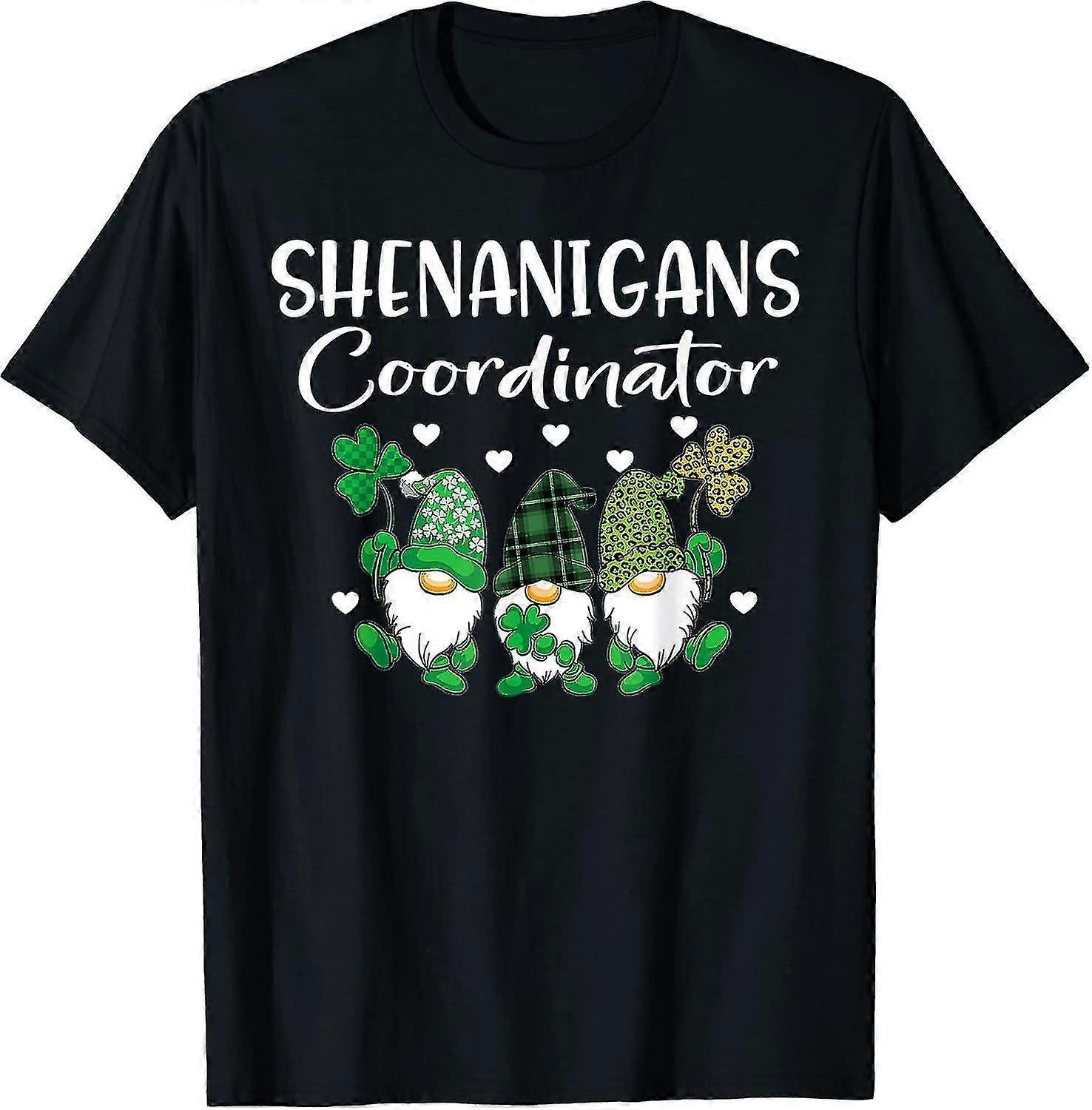 Shenanigans Coordinator St Patricks Day Gnomes Green Hrdé tričko