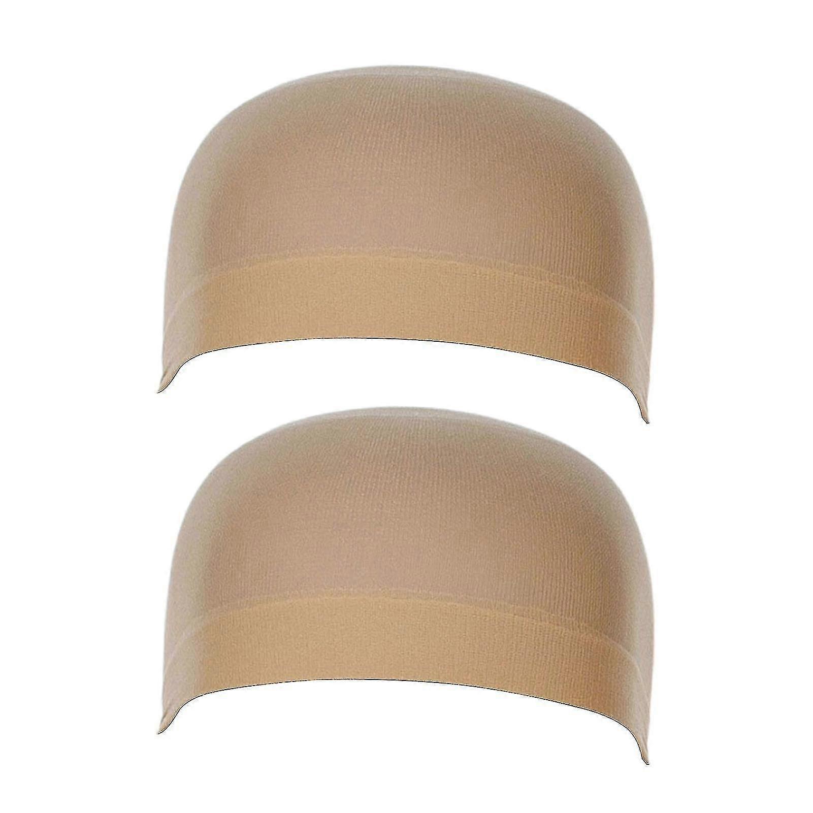 2pcs Wig Caps Net Reusable Unisex High Elastic Stocking Liner Caps For Cosplay Zekai