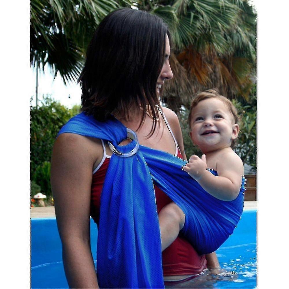Easter Water Sling Baby Wrap Carrier Compatible With Summer Pool - Adjustable Shoulder Ring Mesh Breathable Chest Sling Infant Carrier Compatible With