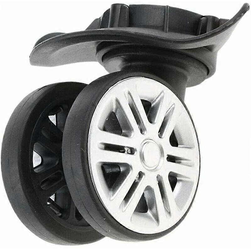 Pcs double roulement rouleau roue chariot valise roulettes 360 pivotant pièce de réparation