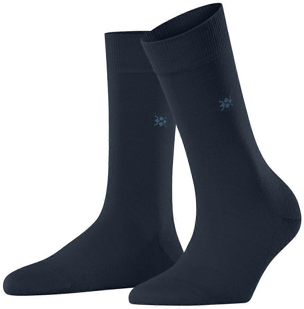 Burlington Bloomsbury Socks - Marine Blue