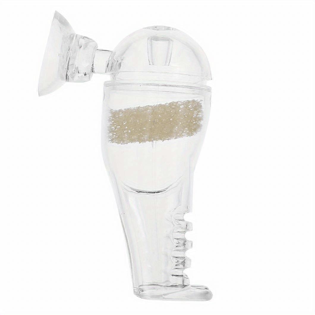 Acrylic Fish Feeder with Suction Cups - Perfect for Feeding Aquariums, Brine Shrimp, Worms, and Blood Cups - Includes Lid and Dispenser
