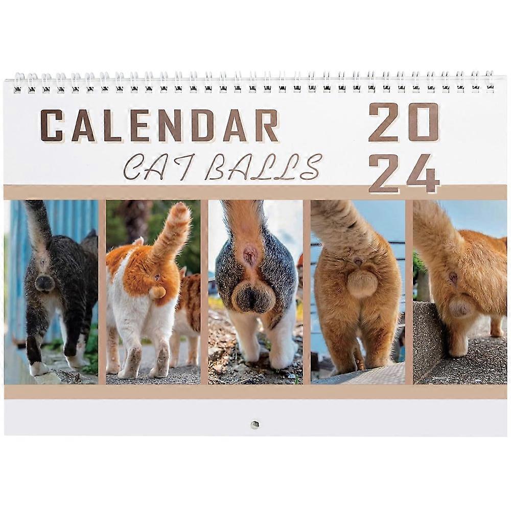 2024 Wall Calendar 12 Monthly Funny Cats Calendar 2024 Funny Cat Calendar Gag Gifts