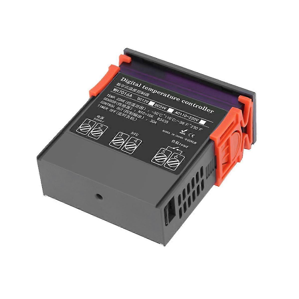 7016a Digital Temperature Controller 220v 30a With High-power Temp Control Thermostat Heating Cooli