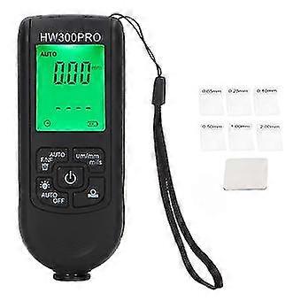 Digital Coating Thickness Gauge ABS with Portable Rope Automatic Shutdown Function Paint Coating Meter compatible with Outdoor Black-YM