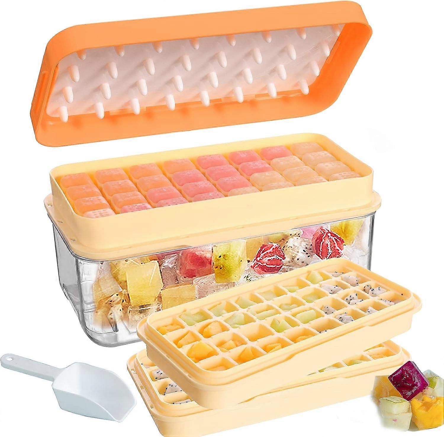 3pc Mini Ice Cube Trays Box,with Lid and MIni Box,Easy-release,Easy to carry