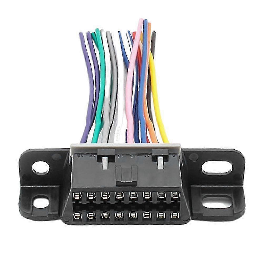 OBD2 Female Extension Cable 16 Pin Connector Adapter for Vehicle Diagnostics