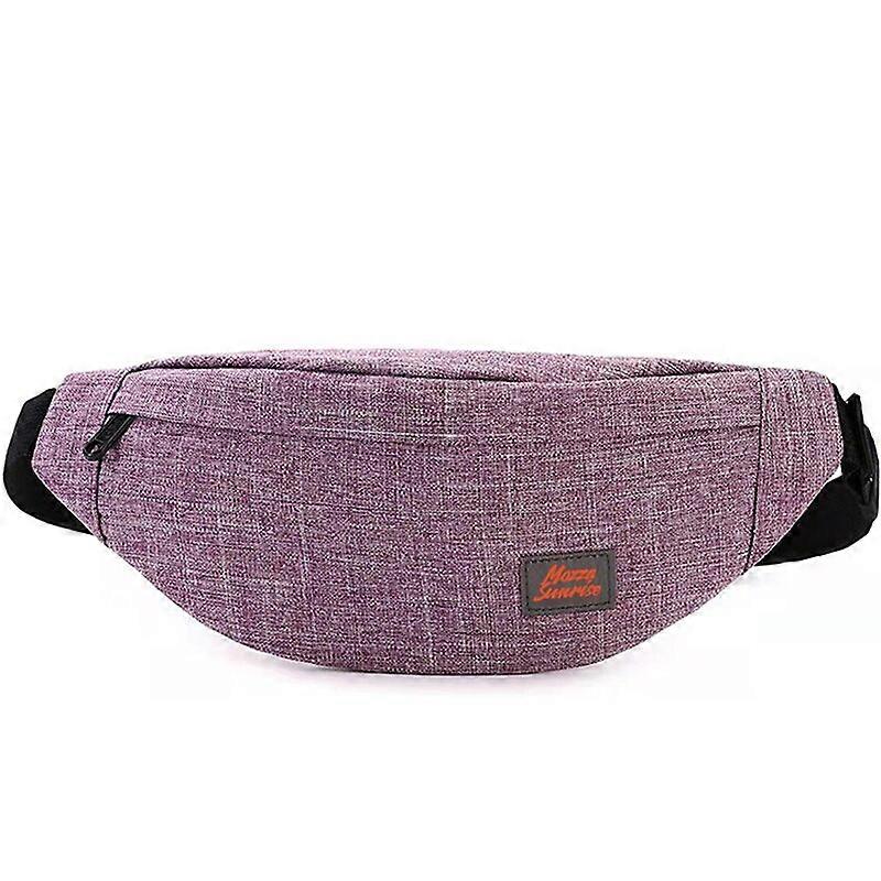 حقيبة خصر للرجال حزمة محفظة عارضة حقيبة حزام هاتف كبير حقيبة حقيبة هاتف نسائية قماش حقيبة هاتف فاني حقيبة موز الورك 4 جيوب حزم فاني