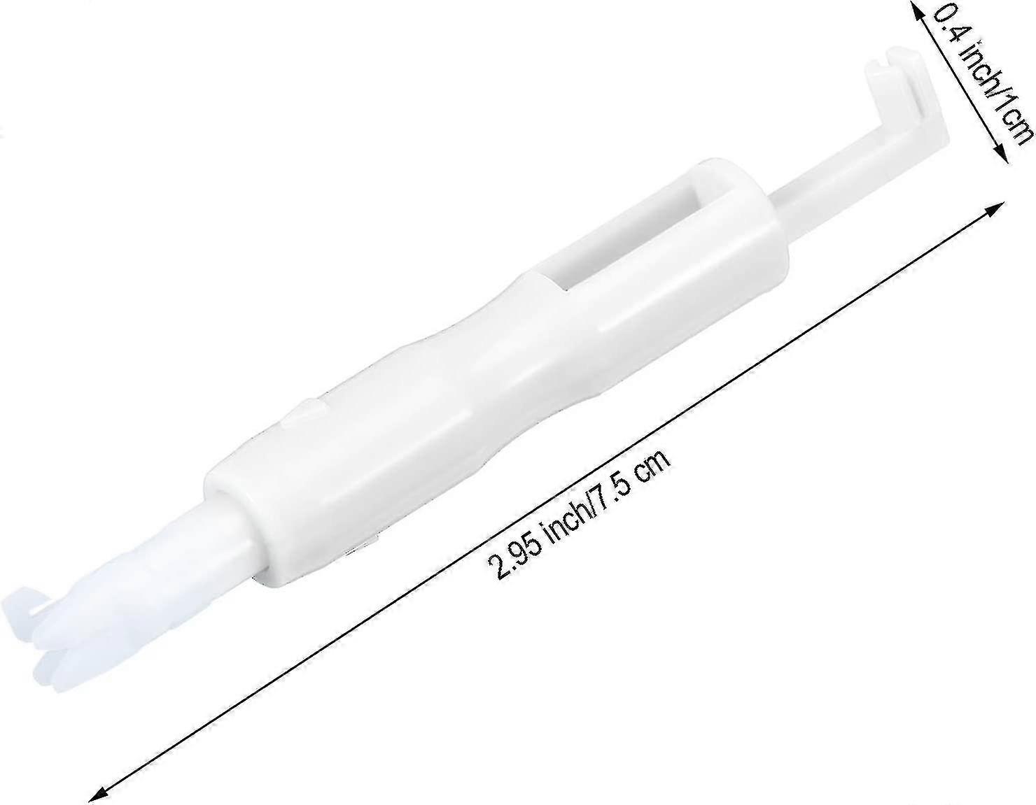 2 Pieces Automatic Needle Threader Mane Needle Threader Insertion Automatic Needle Changer Needle Threading Tool, Holds Needles Firmly