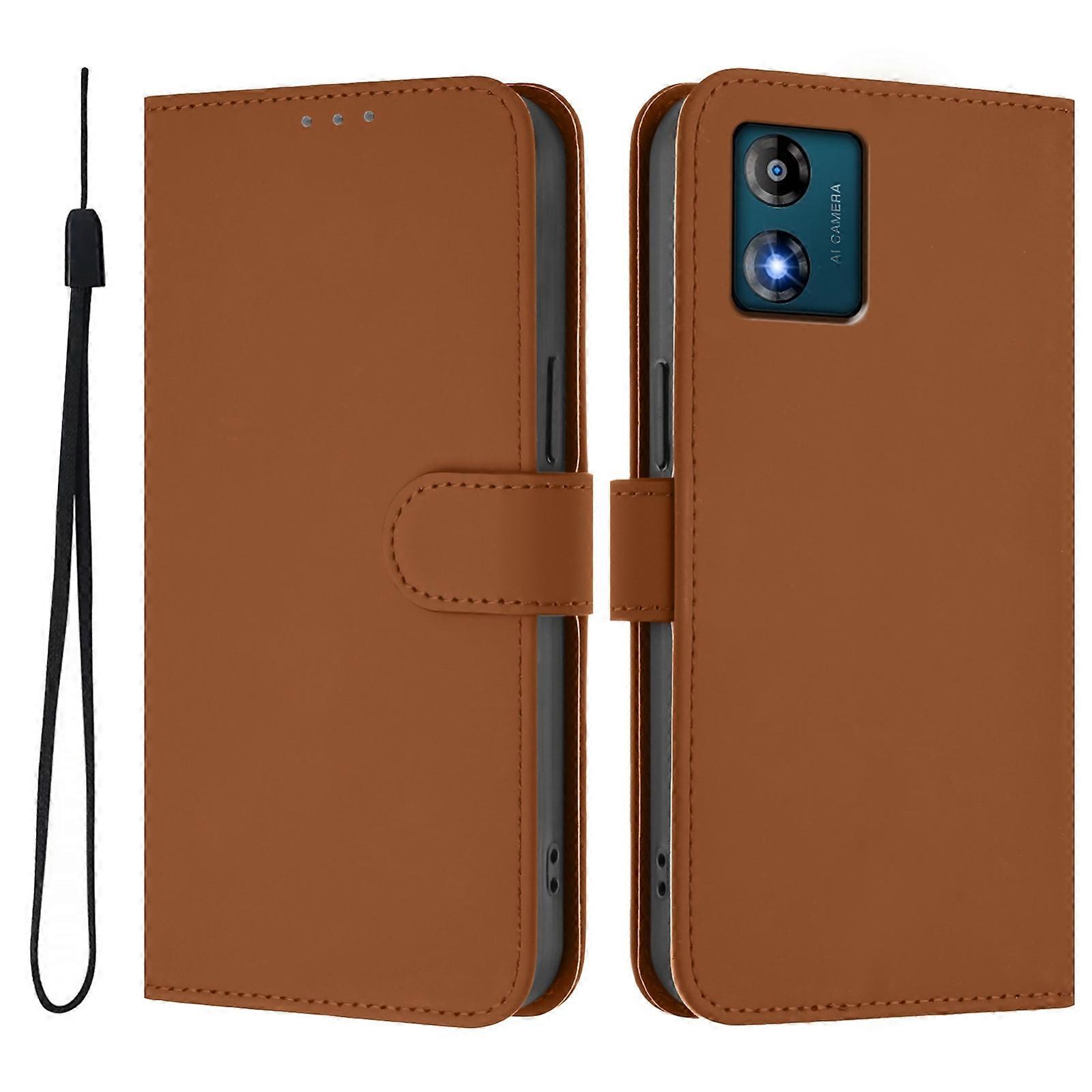 Lanyard PU Case For Motorola Moto E13