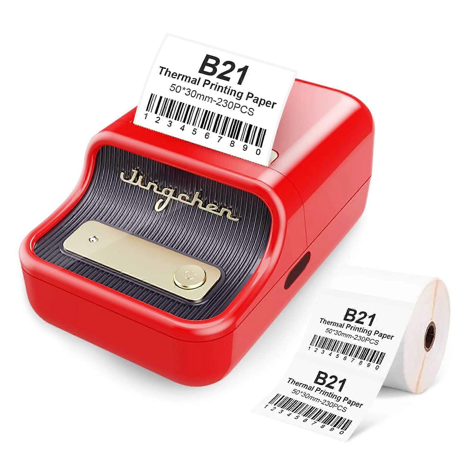 B21 Label Printer Portable Bluetooth-compatible Thermal Printing for Price Tag