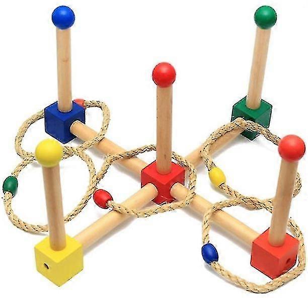 Tossing Ring Game Set - Fun Outdoor And Indoor Sports Toys For Kids