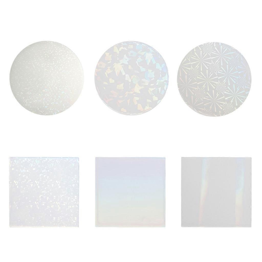 Holographic Inlay Resin Molds Silicone Sheet Insert for Epoxy Resin Casting