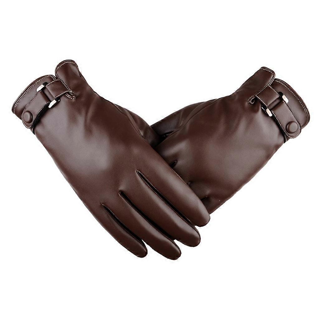 Gants de conduite chauds d'hiver, gants tactiles, gants imperméables à doigts longs