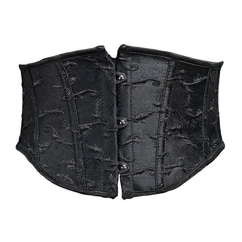 אביב חלב חדש לבן מובלט Jacquard קצר מותן חגורה 16cm3 עצם הדג תמיכה חגורת מותן Lolita Shapewear נשים מותניים מאמן