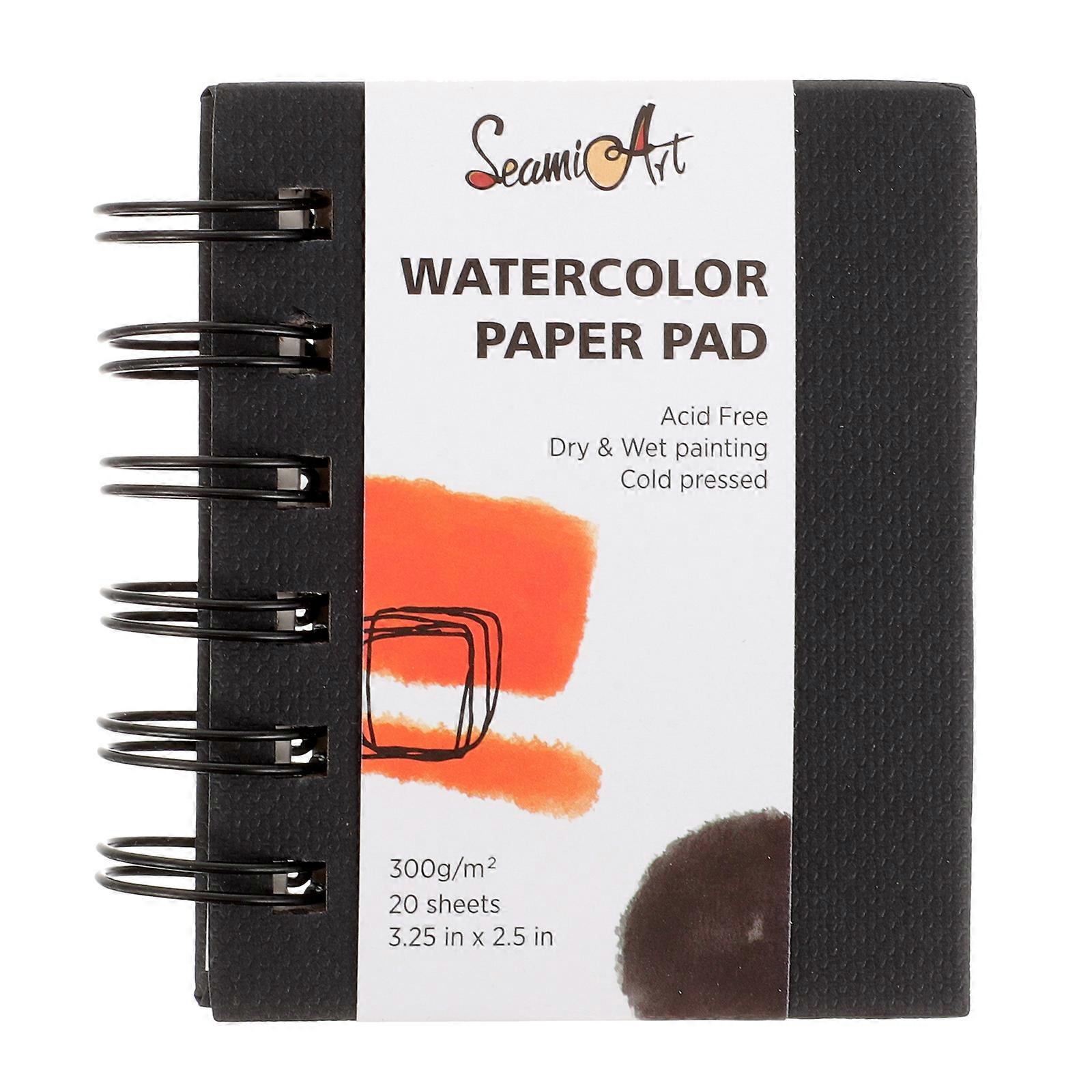 2pcs Watercolor Sketch Pads Artist Aesthetic Sketchbook Durable Sketchbook for Drawing