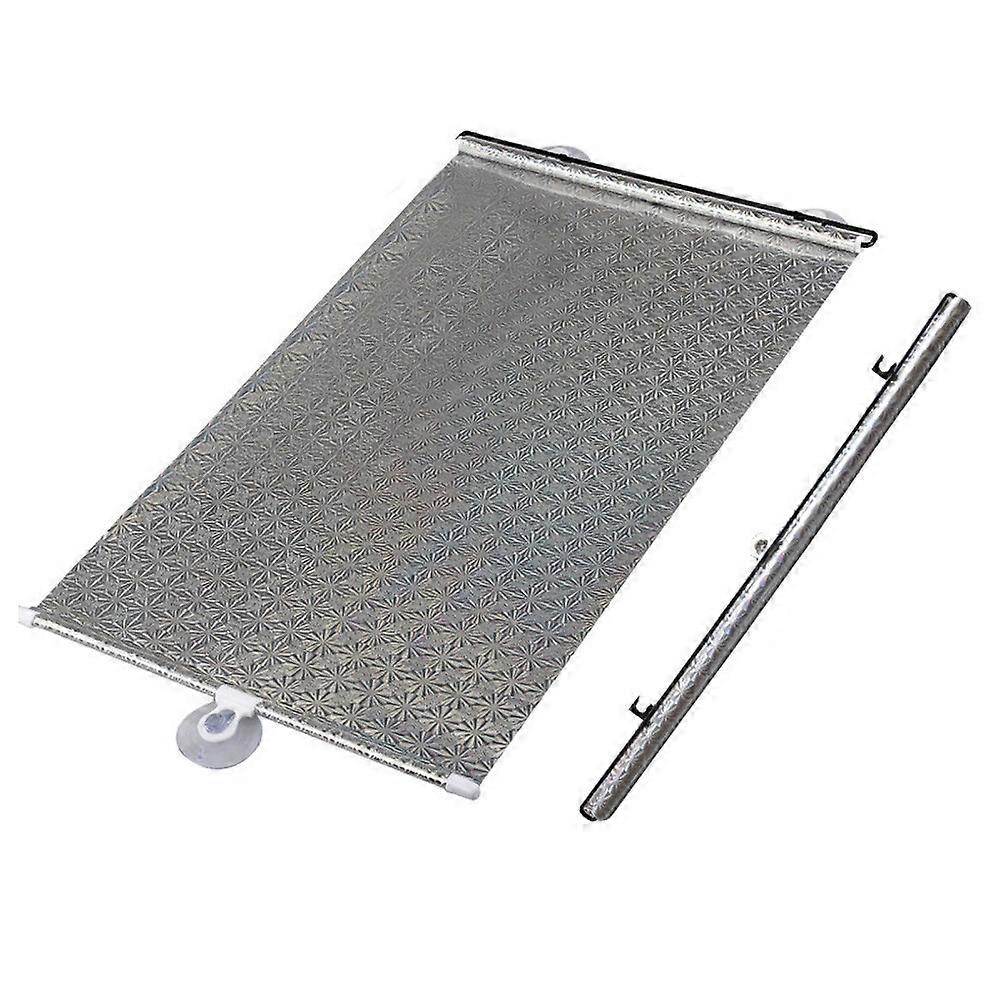 Summer Car Automatic Retractable Windshield Window Sunshade Cover Shield Curtain