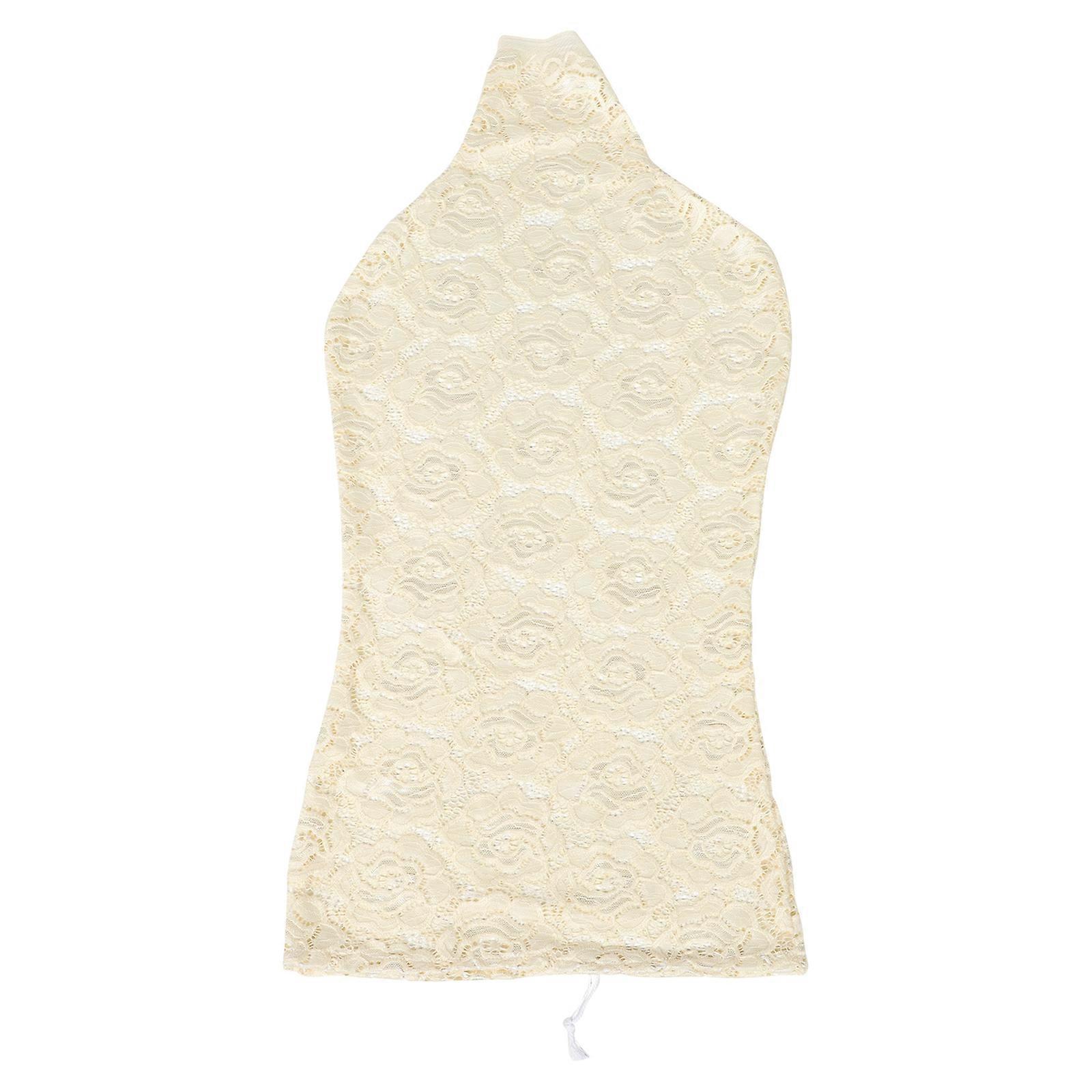 Schaufensterpuppe Spitzenabdeckung Weibliches Kleid Körperabdeckung Modell Halbkörper Spitze Displayabdeckung