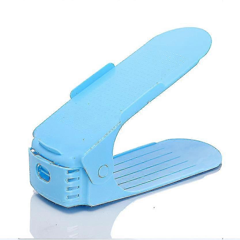 Display Rack Shoes Organizer Space-saving Plastic Storage Rack