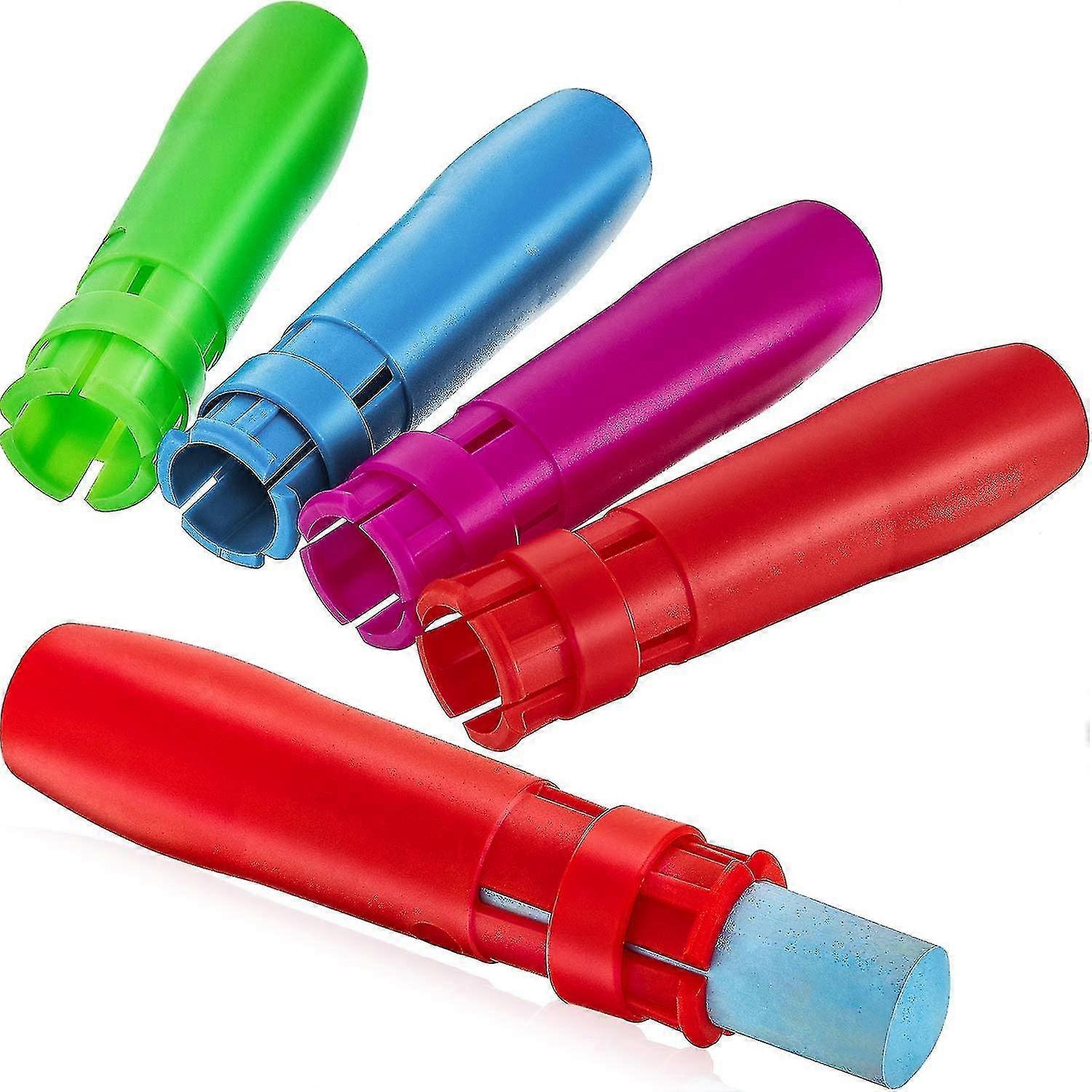 Sidewalk Chalk Holders Railroad Chalk Holder Plastic Adjustable Chalk Clip Holder For Teachers Students Office Or Classroom (5)
