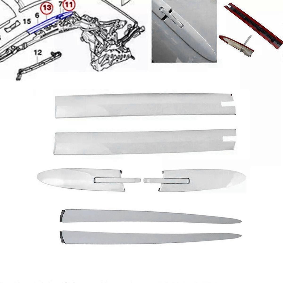 6 Piece Set Convertible Sunroof Roof Top Hinge Cover for E93 335i M3 F83 20072019