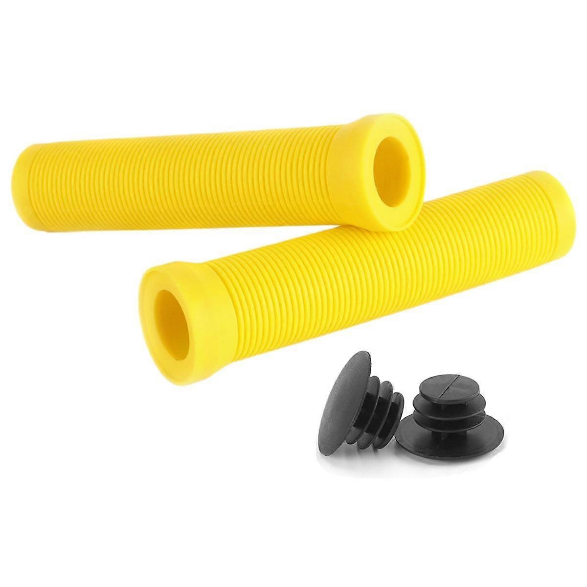 Bike Grips 22mm Road Bicycle Grip Anti-Slip Shock-Absorbing Handlebar Grip Bar End Plug Bike Part Y